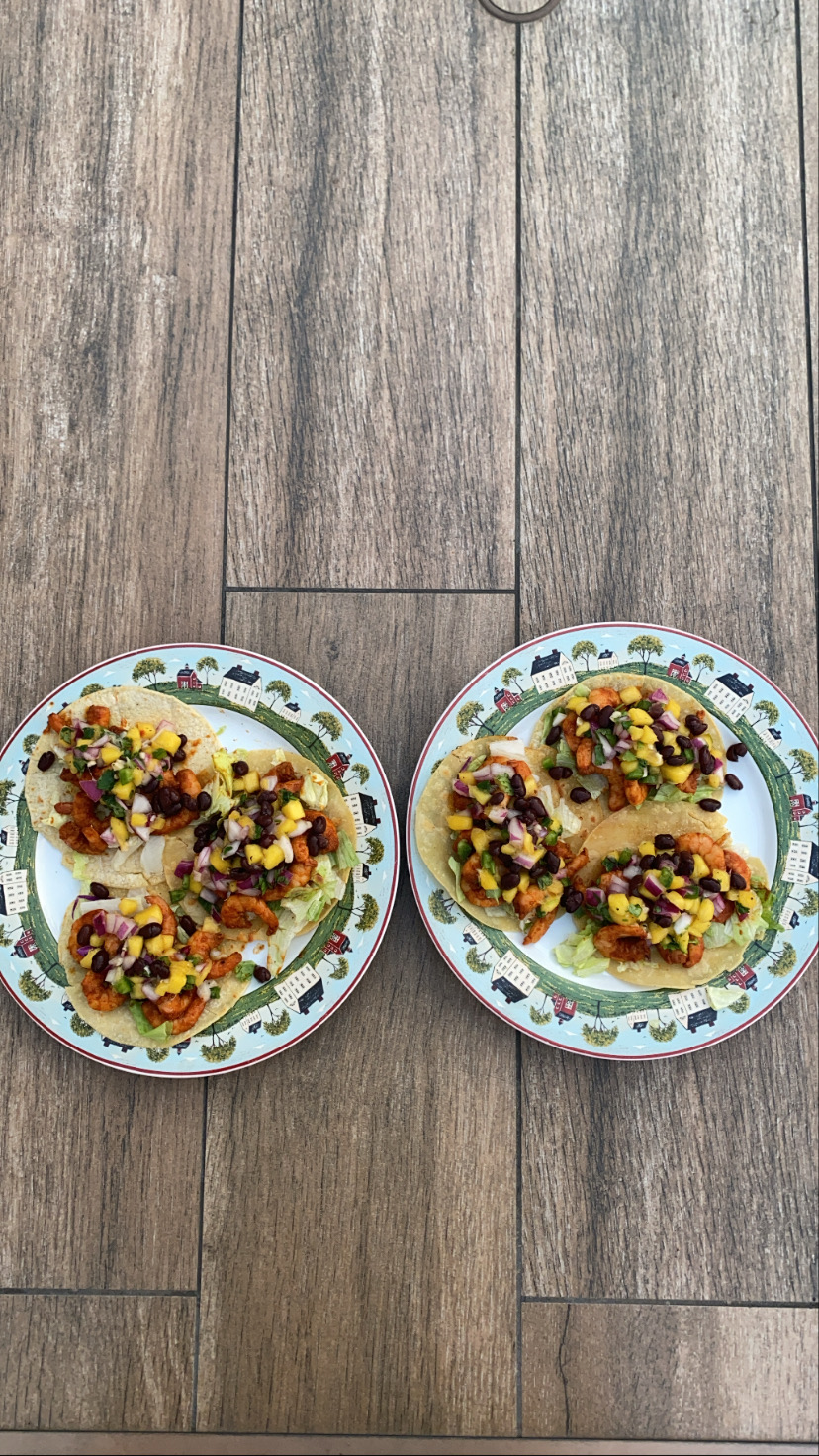 Spicy Shrimp Tacos with Mango&nbsp;Salsa